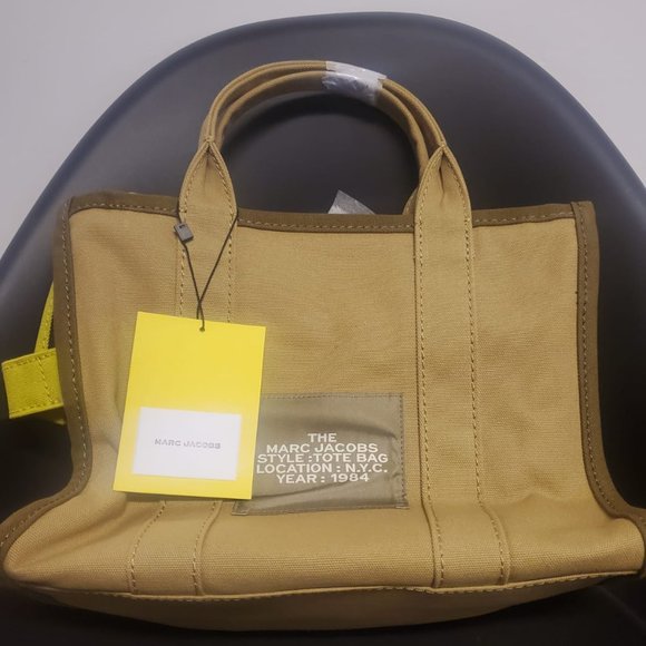 Marc Jacobs Small The Colorblock Tote Bag SLATE GREEN - Picture 5 of 7